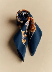 Foulard Gaston - Maxi Fleur Indienne — view 5