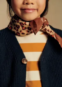 Foulard Léopard - Léopard Orange — view 3
