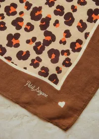 Foulard Léopard - Léopard Orange — view 5