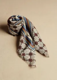 Foulard Maryse - Sézane x Antoinette Poisson - Imprimé Coeur Garance — view 3