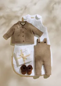 Gigoteuse broderie coeur beige - Taille 1 — view 2