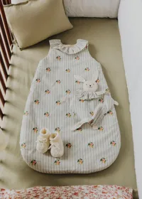 Gigoteuse Rayée Broderie Fleurs - Taille 1 — view 5