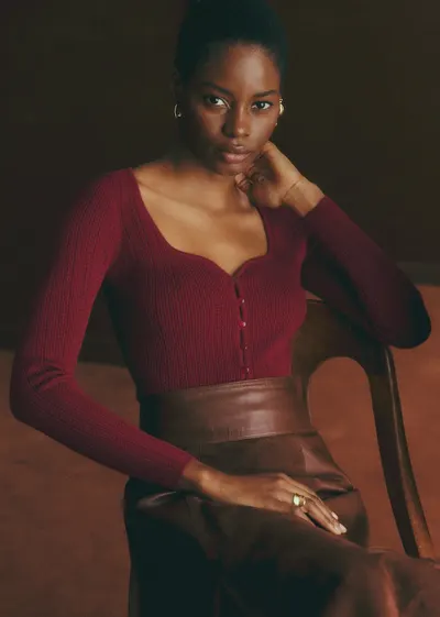 Gilet Alby - Cerise