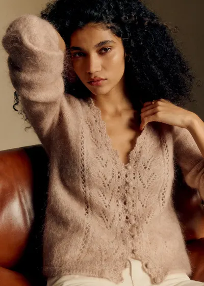 Gilet Angelo - Beige Chiné Clair