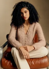 Gilet Angelo - Beige Chiné Clair — view 2