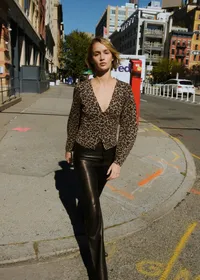 Gilet Anouck - Jacquard Leopard — view 4
