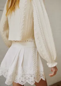 Gilet Aurelie - Sézane x Sea NY - Ecru — view 4