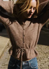 Gilet Barbara - Taupe Foncé — view 4