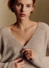 Gilet Barry - Beige Chiné Clair — view 2