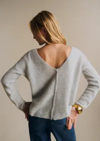 Gilet Barry - Gris Perle — view 3