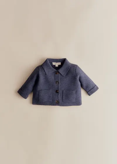 Gilet Betty - Bleu Chiné
