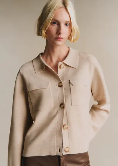 Gilet Betty - Beige Chiné