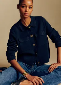 Gilet Betty - Crochet Marine — view 2