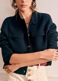Gilet Betty - Crochet Marine — view 4
