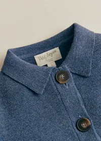 Gilet Betty - Bleu Chiné — view 2