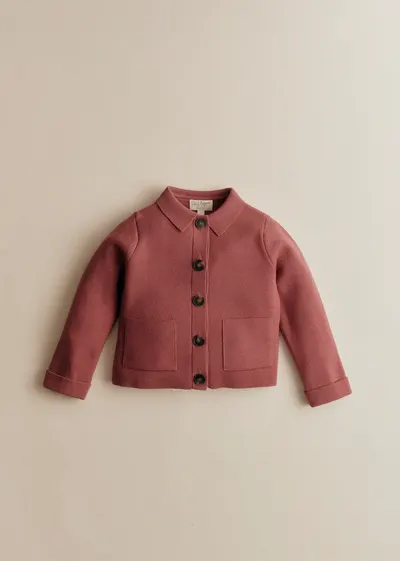 Gilet Betty - Bois de Rose Foncé