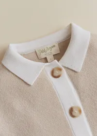 Gilet Betty - Vanille Détails Écru — view 2
