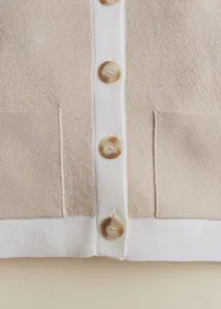 Gilet Betty - Vanille Détails Écru — view 4