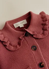 Gilet Betty Fantaisie - Bois de Rose Foncé — view 5