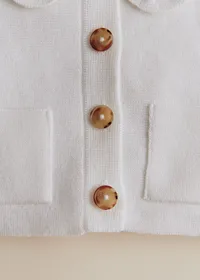 Gilet Betty Fantaisie - Ecru — view 4