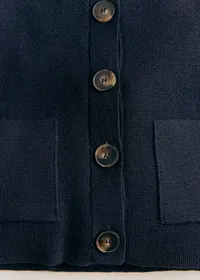 Gilet Betty Fantaisie - Marine — view 2