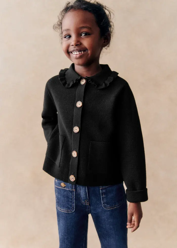 Gilet Betty Fantaisie - Noir