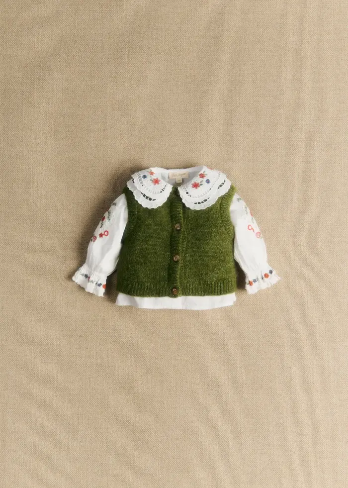 Gilet Charlot - Vert Milan
