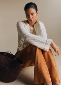 Gilet Daphné - Ecru — view 2
