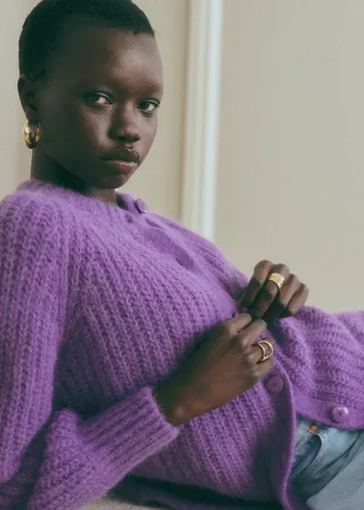Gilet Emile - Amethyste