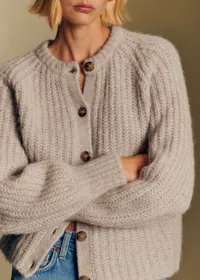 Gilet Emile - Beige Chiné Clair — view 2