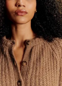 Gilet Emile - Camel Chiné — view 3