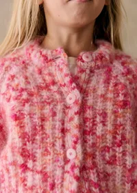 Gilet Emile - Multico Rose Orange — view 4