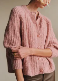 Gilet Emile - Rose Chiné — view 2