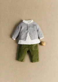 Gilet Gaspard - Gris Chiné Clair — view 2