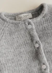 Gilet Gaspard - Gris Chiné Clair — view 4