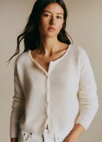 Gilet Gaspard Crop - Écru — view 3