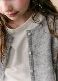 Gilet Gaspard - Gris Chiné Clair — view 3