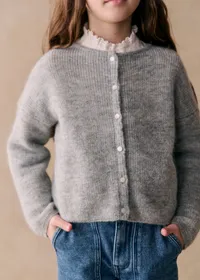 Gilet Gaspard - Gris Chiné Clair — view 4