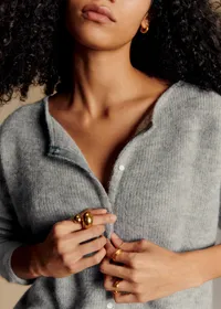 Gilet Gaspard - Gris Chiné Clair — view 2