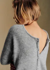 Gilet Gaspard - Gris Chiné Clair — view 3