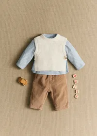 Gilet Giuseppe - Ecru — view 2