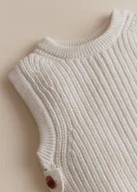 Gilet Giuseppe - Ecru — view 3
