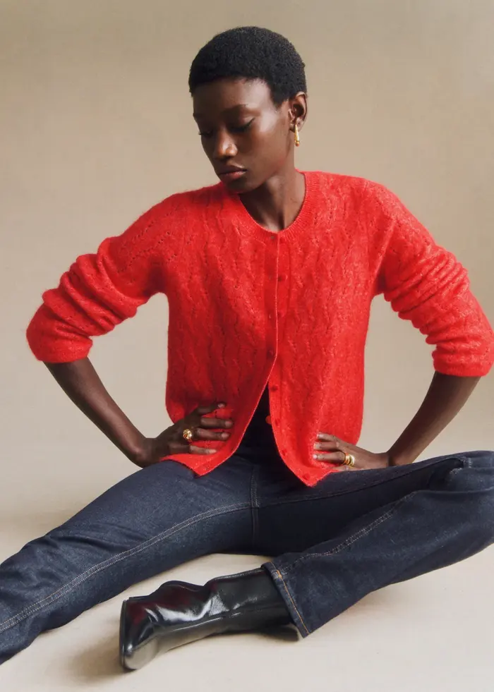 Gilet Hilona - Rouge