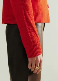 Gilet Isaure - Rouge - Création Solidaire — view 3