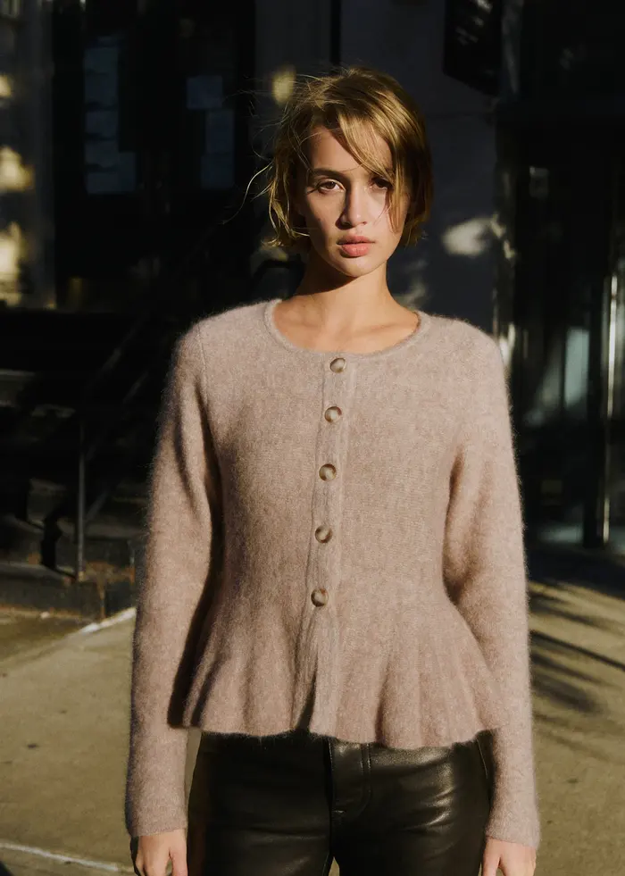 Gilet Karlie - Beige Chiné Clair