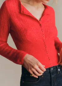 Gilet Léonor - Rouge — view 2