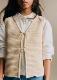 Gilet Livio - Ecru — view 2