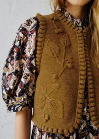Gilet Nate - Sézane X Sea NY - Mordoré — view 3