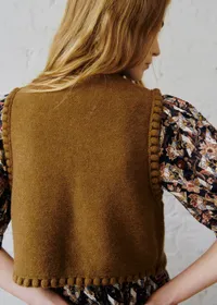 Gilet Nate - Sézane X Sea NY - Mordoré — view 4