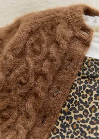 Gilet Orion - Camel Chiné — view 3